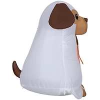 Airblown Beagle Dog in Ghost Costume