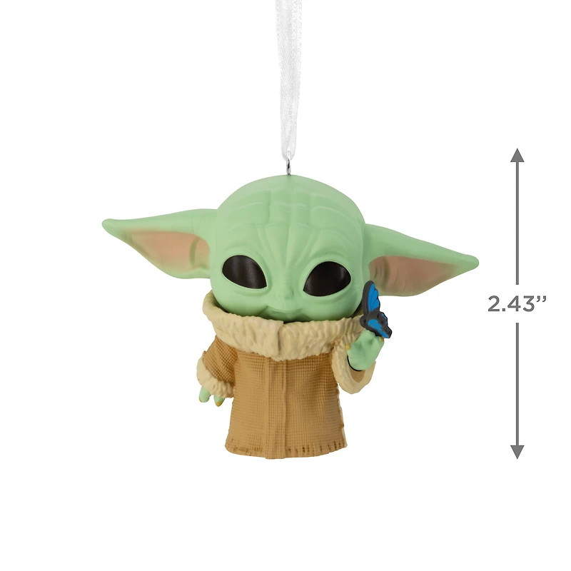 Décoration Hallmark de Noël, Grogu et papillon, La Guerre des étoiles : Le Mandalorien, Funko POP!