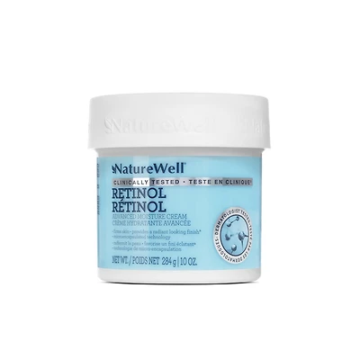 Naturewell Retinol Cream, 10 oz/284 g, NatureWell Retinol Advanced Moisture Cream, 10 oz