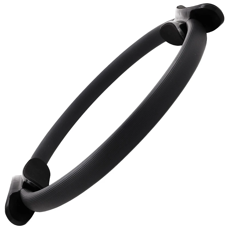 GoZone Pilates Ring, Yoga Fitness Circle for Leg and Arm Exercise, Black, 15 Inch, F-GOZONE PILATES RING
