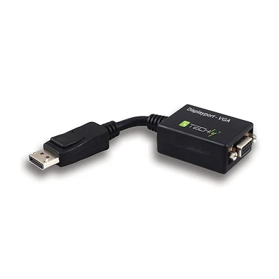Adaptateur DisplayPort vers VGA M / F - Noir