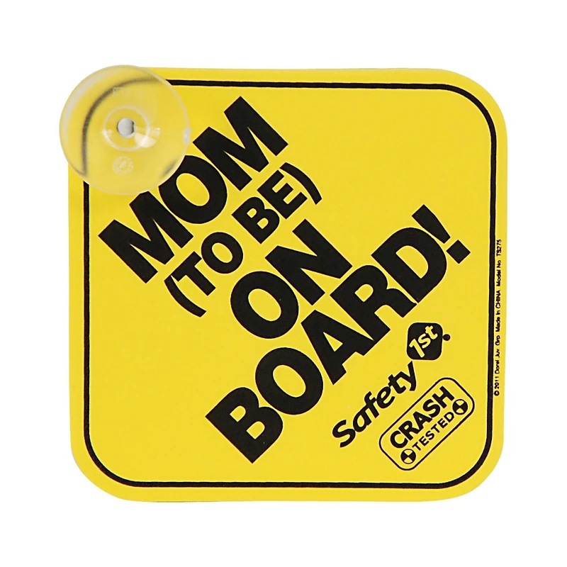 Signe « Bébé à Bord/Future Maman à Bord » en mousse de Safety 1st