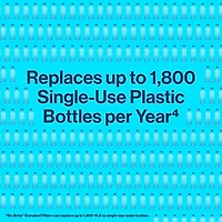 Distributeur de filtration d’eau Brita d’une capacité de 27 tasses, réduit le goût et l’odeur de chlore dans l’eau du robinet, filtre pouvant traiter 151 L, modèle Ultramax gris