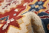 ECARPETGALLERY 100% Wool Traditional Indoor Area Rug for Entrance, Bedroom