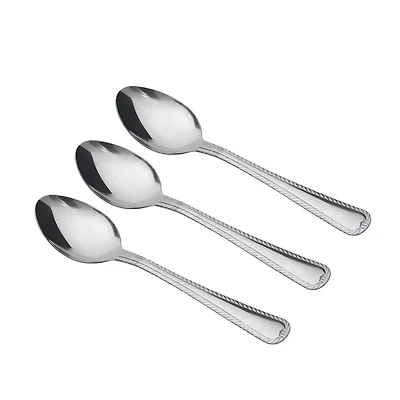 Ensemble de 3 pièces cuillères à café à motif dentelle de Mainstays, Adult Cuillère à café en dentelle Mainstays