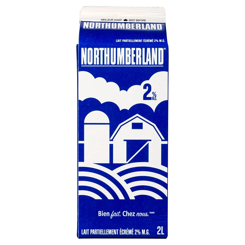 Lait partiellement écrémé 2 % Northumberland 2L