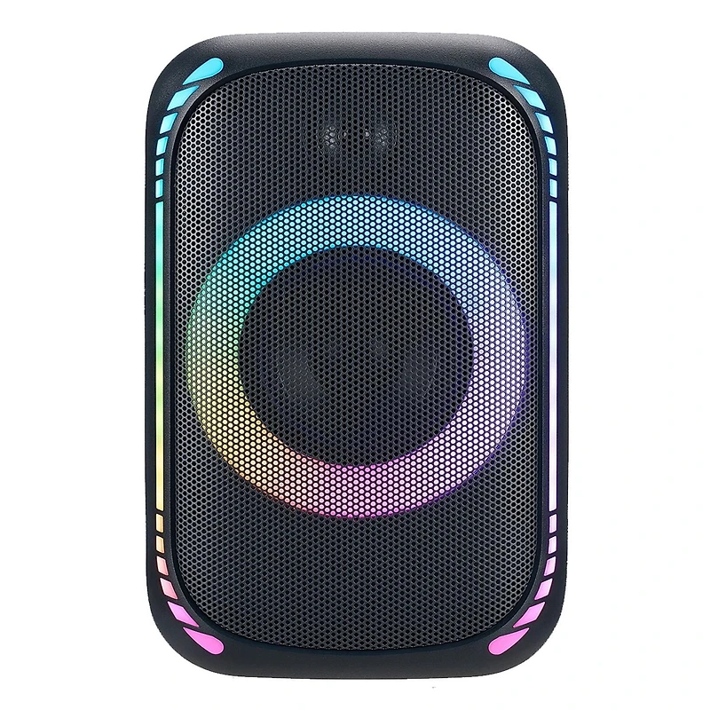 onn. Bluetooth Wireless Party Speaker with Multicolour LED Lighting, 20 Hours Playtime