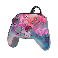 Manette de gaming filaire Turtle Beach Rematch Advanced - Sous licence pour Xbox Series X|S, Xbox One et PC Windows - Lenticulaire, multi-design, boutons programmables, gâchettes - Kyoto Bloom