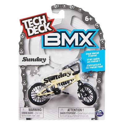 Tech Deck, BMX Finger Bike, Sunday, Collectible and Customizable Mini BMX Bicycle