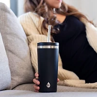 TAL Stainless Steel Tumbler 24 fl oz, Black, Water Bottle