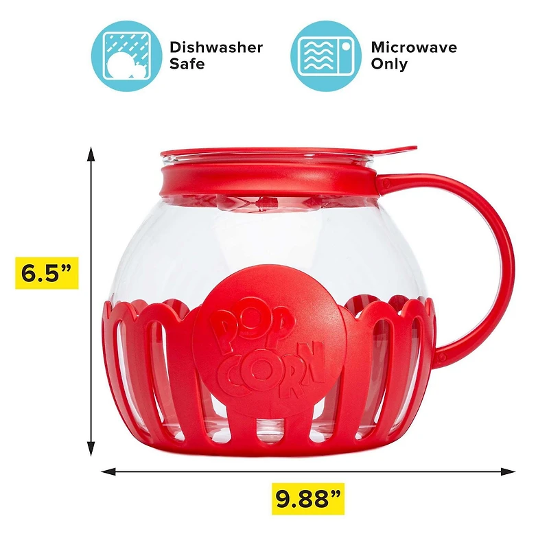 Tasty Caged Microwave Popcorn Popper