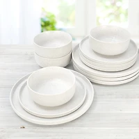 Ensemble de vaisselle DW 12 pièces Sabatier Luna, Blanc