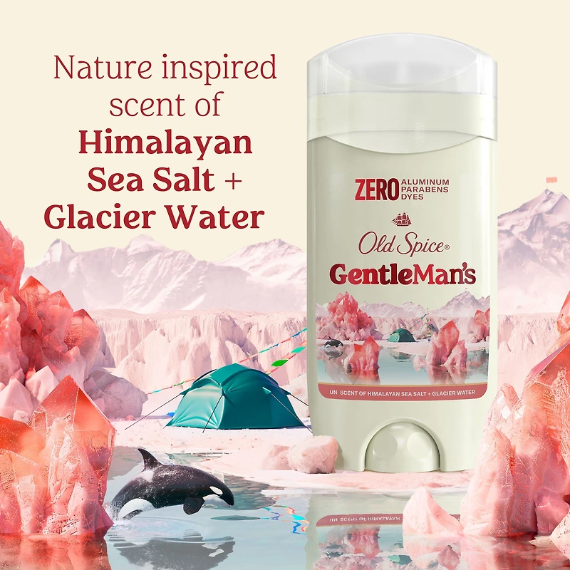 Désodorisant sans aluminum pour hommes Old Spice Gentleman’s blend, Himalayan Sea Salt 85g