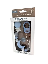 Attache-tétine Tiny Teethers Statement Strand – Lune – Style et confort combinés ATTACHE-SUCETTE LUNE