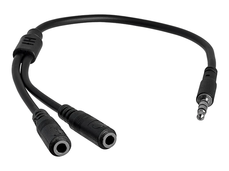 Headset Splitter 4 Pin to 2x 3 Position