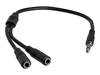 Headset Splitter 4 Pin to 2x 3 Position