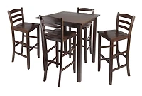 Parkland 5pc High table with baskets, item 94559