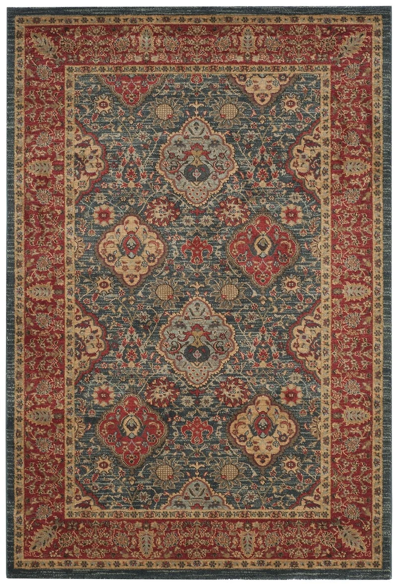 Safavieh Mahal Napier Floral Bordered Area Rug