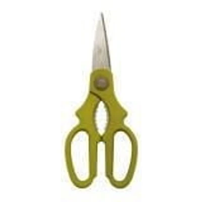 Starfrit Kitchen Scissors, Stainless Steel Blades, Serrated Edge for Better Grip, Multi-Purpose Food Shears, Nutcracker Center, Starfrit Kitchen Scissors feature sharp stainless steel blades with a serrated edge for better grip. Perfect for cutting food packaging, slicing food, and the center acts as a nutcracker or lobster claw breaker. A versatile and essential tool for any kitchen.
