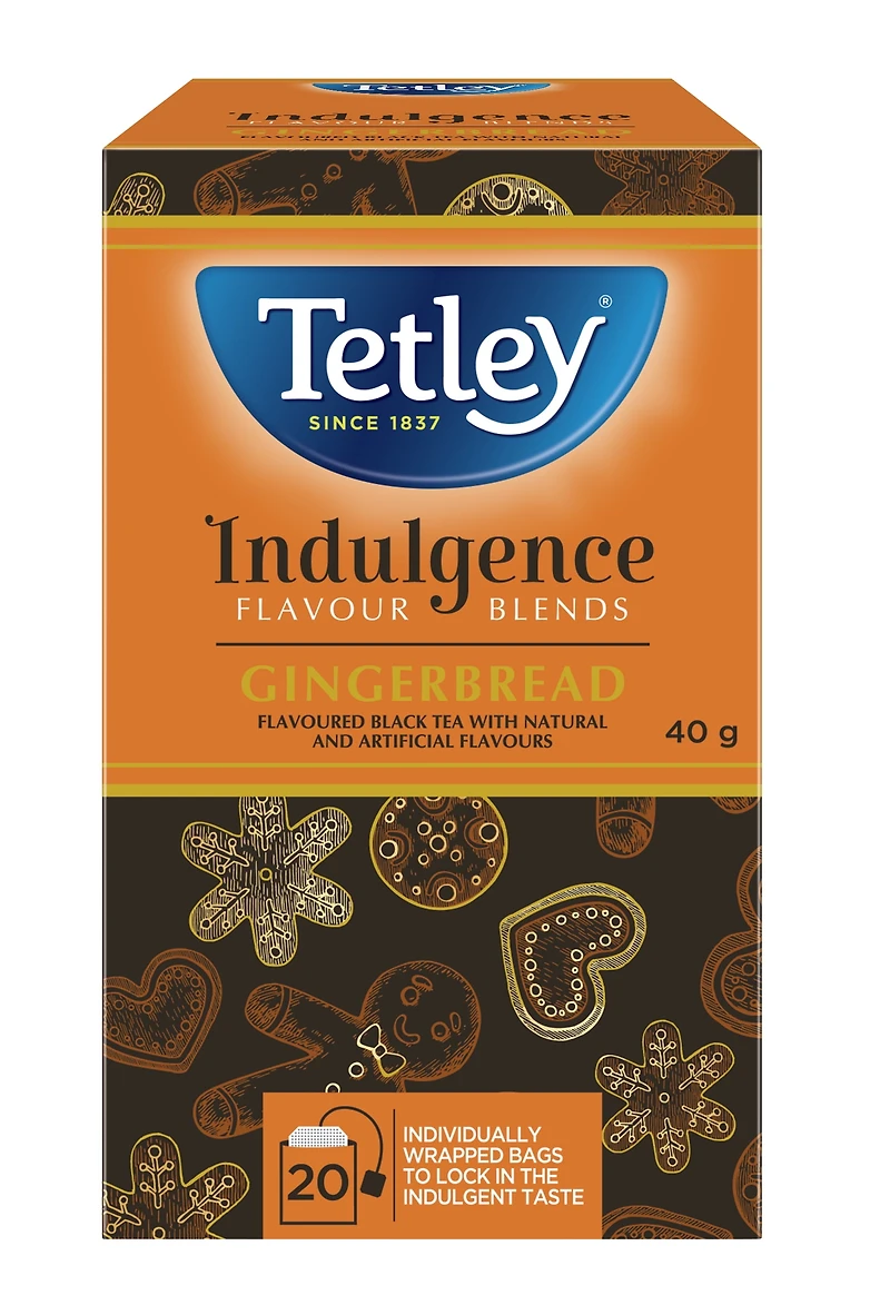 Tetley pain d'epice Tea 20ct Tetley pain d'epice tea