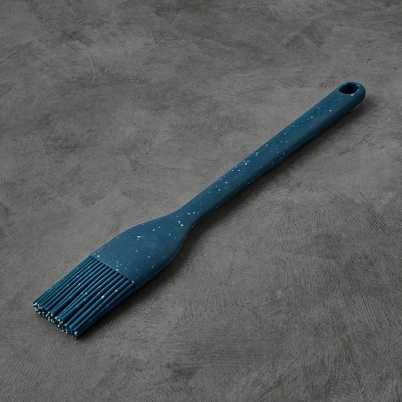 Thyme & Table Pinceau à badigeonner en silicone Bleu moucheté