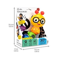 Baby Einstein Twist-a-Pal Cal Sensory Toy, 6 - 36 months