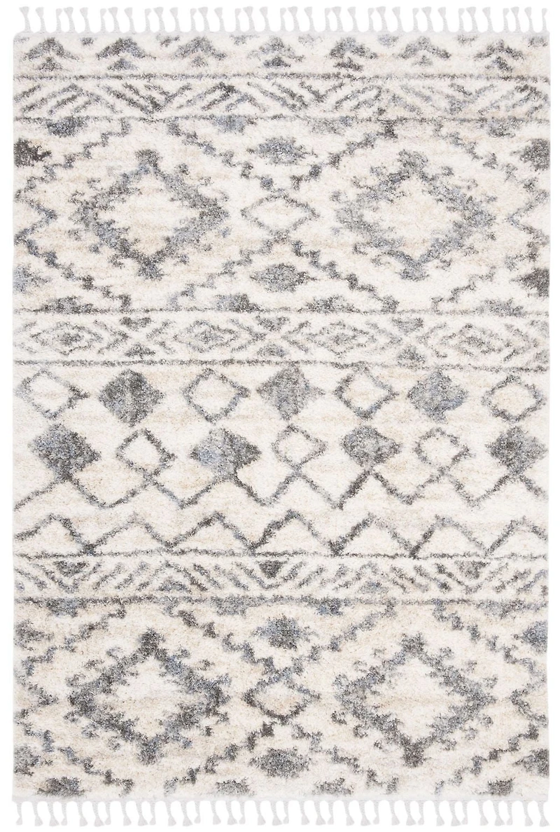 SAFAVIEH Berber Fringe Camillo Aztec Shag Area Rug