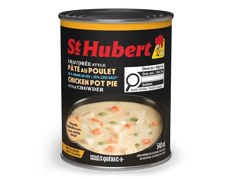 St. Hubert Soupe Chaudrée au Poulet à la Vraie Crème