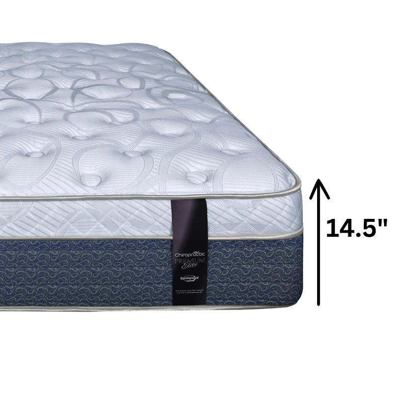 Luxury Evy Euro Top Plush Mattress Springwall - Made in Canada - 14.5" XL - Pocket Coil & Bio Foam