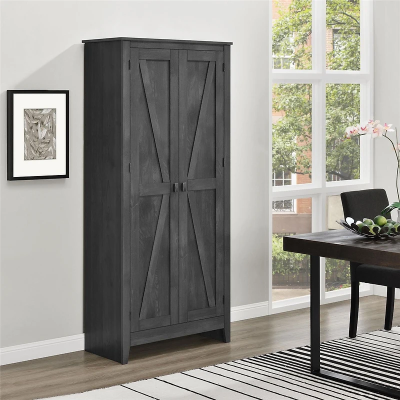 Cabinet de rangement Farmington de 31.5 po (80 cm) de large, rustique