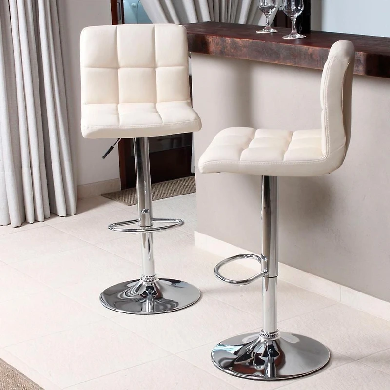 Heavenly Collection Leather Adjustable Stool