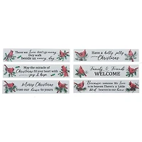 Citations Inspirantes En Bois (Cardinal) - Lot De 6