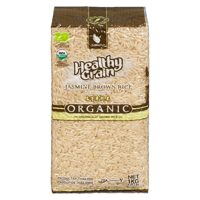 Sawat-D Healthy Grain Riz Brun Jasmin Biologique
