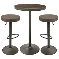 Dakota Industrial  Bar Set by LumiSource