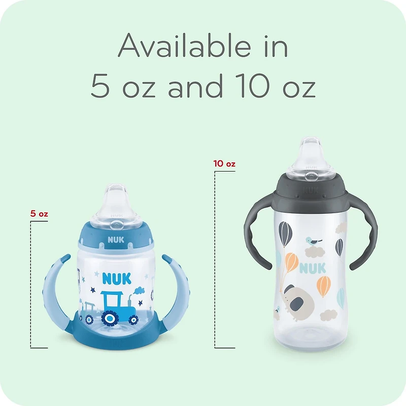 Grande tasse d'apprentissage NUK, Mickey, 296 ml (10 oz) Sans BPA et passe au lave-vaisselle