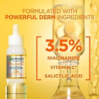 Garnier Vitamin C Face Serum with Salicylic Acid + Niacinamide, Brightening for Dull Skin, 30 mL