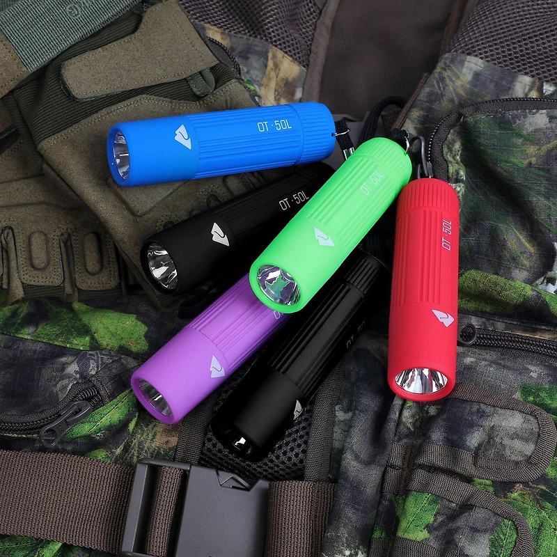 Ozark Trail Mini Handheld LED Flashlight, 50 Lumens, 3 AAA Batteries, 3AAA batteries