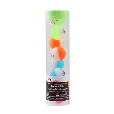 Halloween Bouncing Balls, 8 Counts, Multi Color, Plastic Material, Ages 3+, Party Favors, by Way to Celebrate