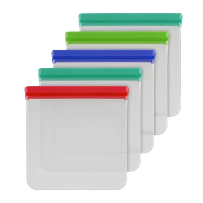 Holiday time 8PK REUSABLE BAGS, Sandwich bags