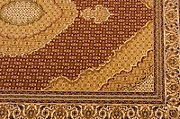 Tapis d'intérieur marocain Branch Majestic 2' x 5' (taille exacte : 2'3" x 5'), rouge beige, traditionnel - Entrée, couloir, salle de bain et cuisine