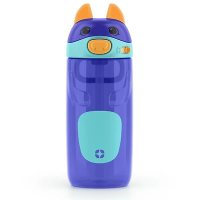 Ello Ellies 16oz Plastic Water Bottle, <ul><li>16oz Capacity </li><li>Easy-to-use flip lid</li><li>All parts BPA free</li></ul>