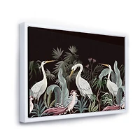 Designart Chinoiserie Aux Oiseaux Et Pivoines III ART MURAL À CADRE FLOTTÉ