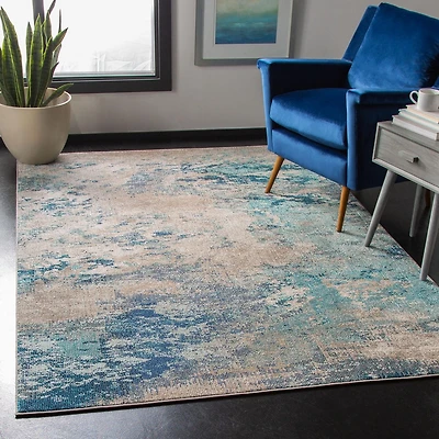 SAFAVIEH Madison Oscar Abstract Distressed Area Rug