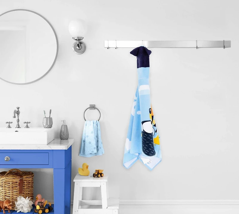 Bluey Serviette à Capuche pour Enfants, 100 % Coton