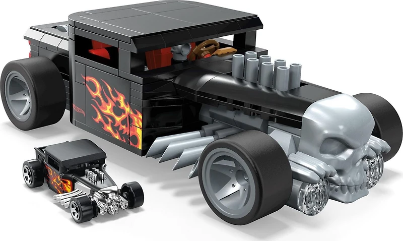MEGA Hot Wheels Bone Shaker Vehicle Building Toy Kit (334 Pieces) for Collectors, Ages 13+