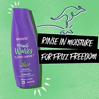 Aussie Miracle Waves Anti-Frizz Hemp Paraben-Free Shampoo, 778 mL