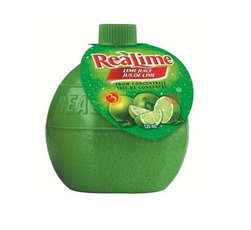 Jus de lime ReaLime, conenant pressable 125 ML