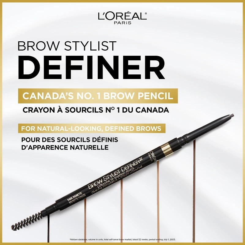 L'Oréal Paris Crayon à Sourcils Hydrofuge Brow Stylist Definer Crayon à Sourcils Mécanique