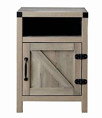 END TABLE-RUSTIC OAK, END TABLE