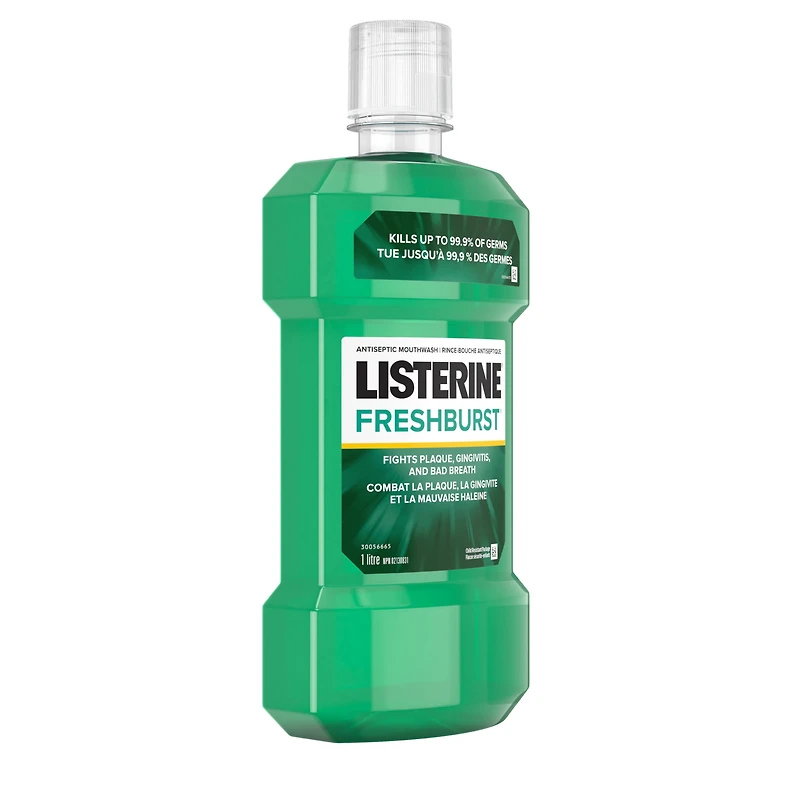 Listerine Fresh Burst Antiseptic Mouthwash, 1 L